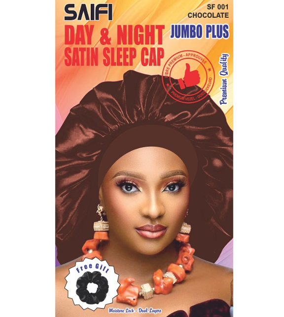 SAIFI Day & Night Satin Sleep Cap Jumbo Plus