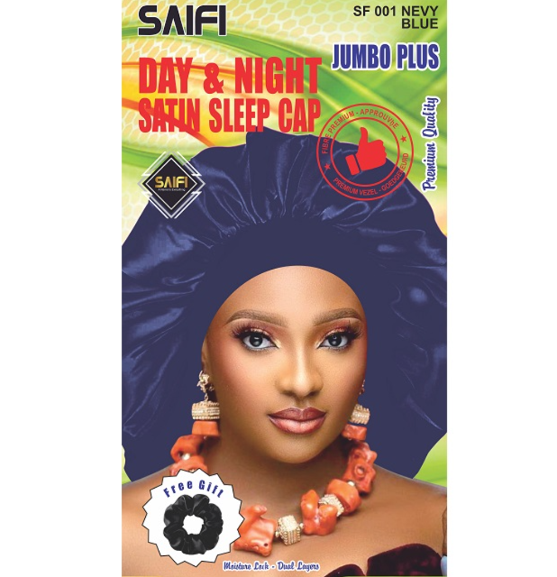 SAIFI Day & Night Satin Sleep Cap Jumbo Plus