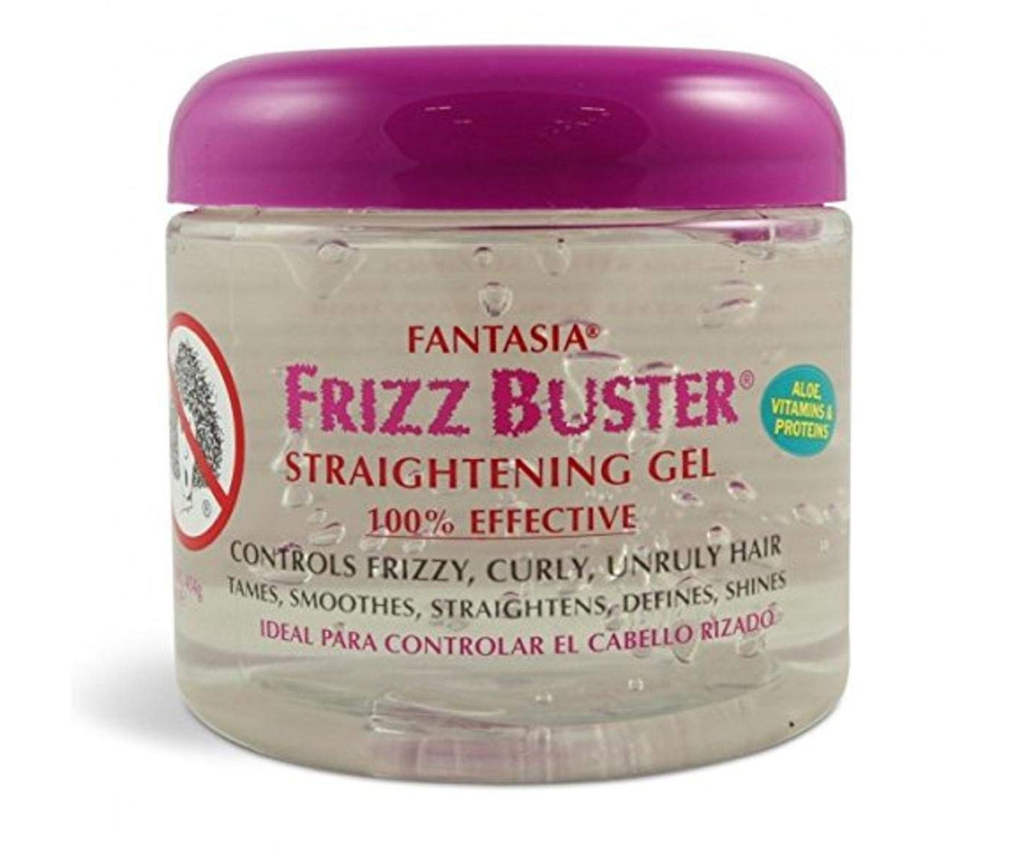 Fantasia Frizz Buster Straightening Gel 100% Effective Frizz Control & Shine 454g