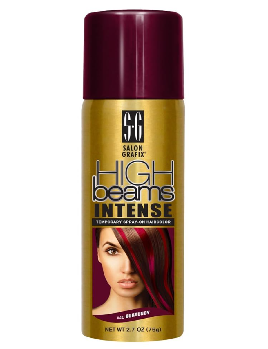 Salon Grafix High Beams Intense Temporary Spray-On Hair Color #40 Burgundy 76g