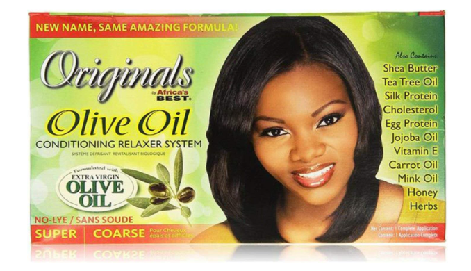 Africa’s Best Originals Olive Oil Conditioning Relaxer System Super