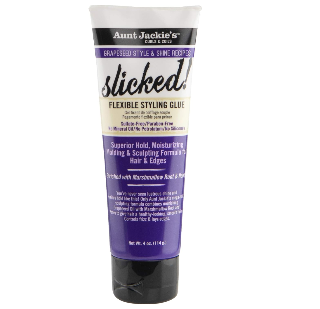Aunt Jackie’s Grapeseed Style & Shine Recipes Slicked Flexible Styling Glue 114g