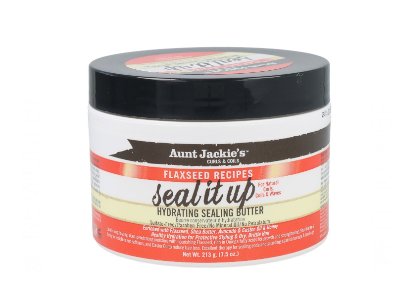 Aunt Jackie’s Flaxseed Recipes Seal It Up Hydrating Sealing Butter 213g