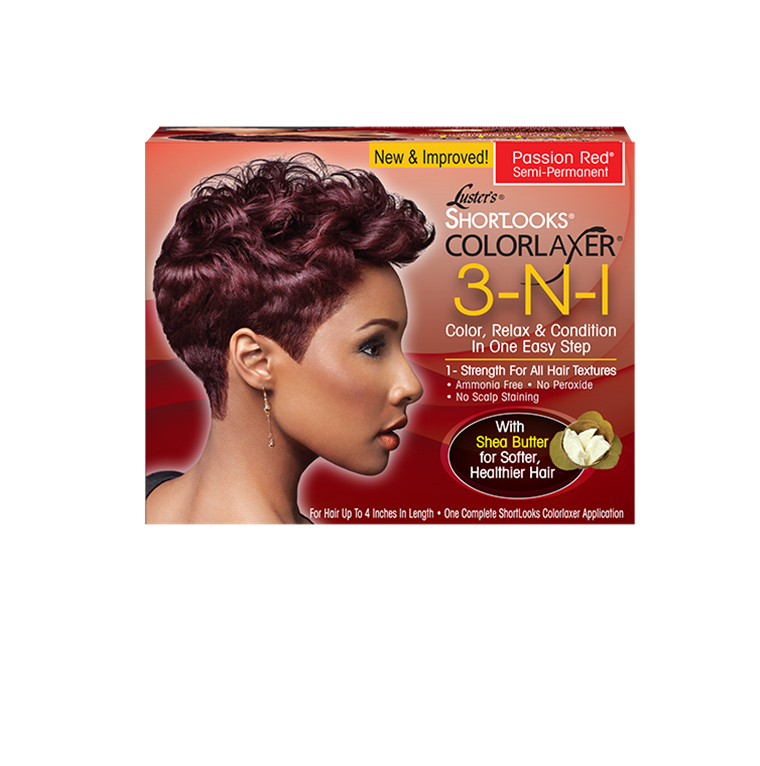 Luster’s ShortLooks ColorLaxer 3-N-1 Passion Red