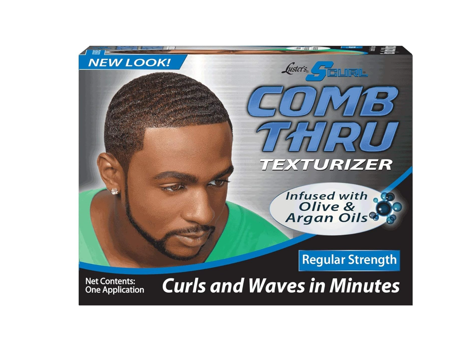 Luster’s S-Curl Comb Thru Texturizer Regular Strength with Olive & Argan Oils