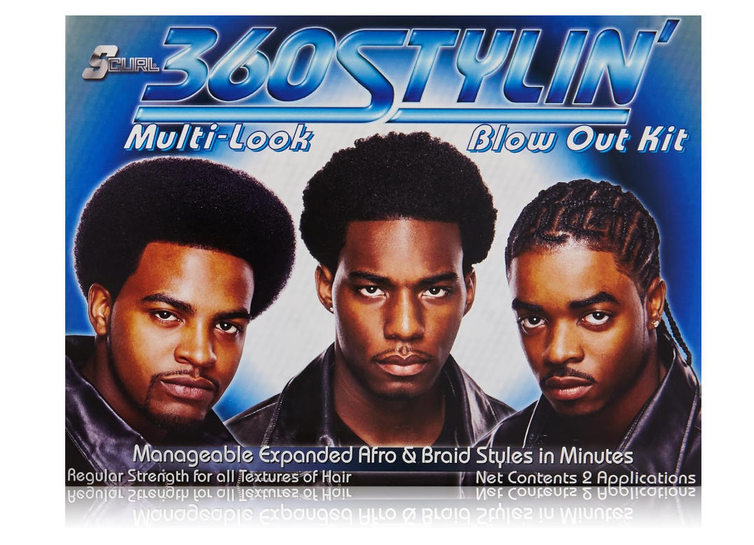 Luster’s S-Curl 360 Stylin’ Multi-Look Blow Out Kit Regular Strength 2 Applications