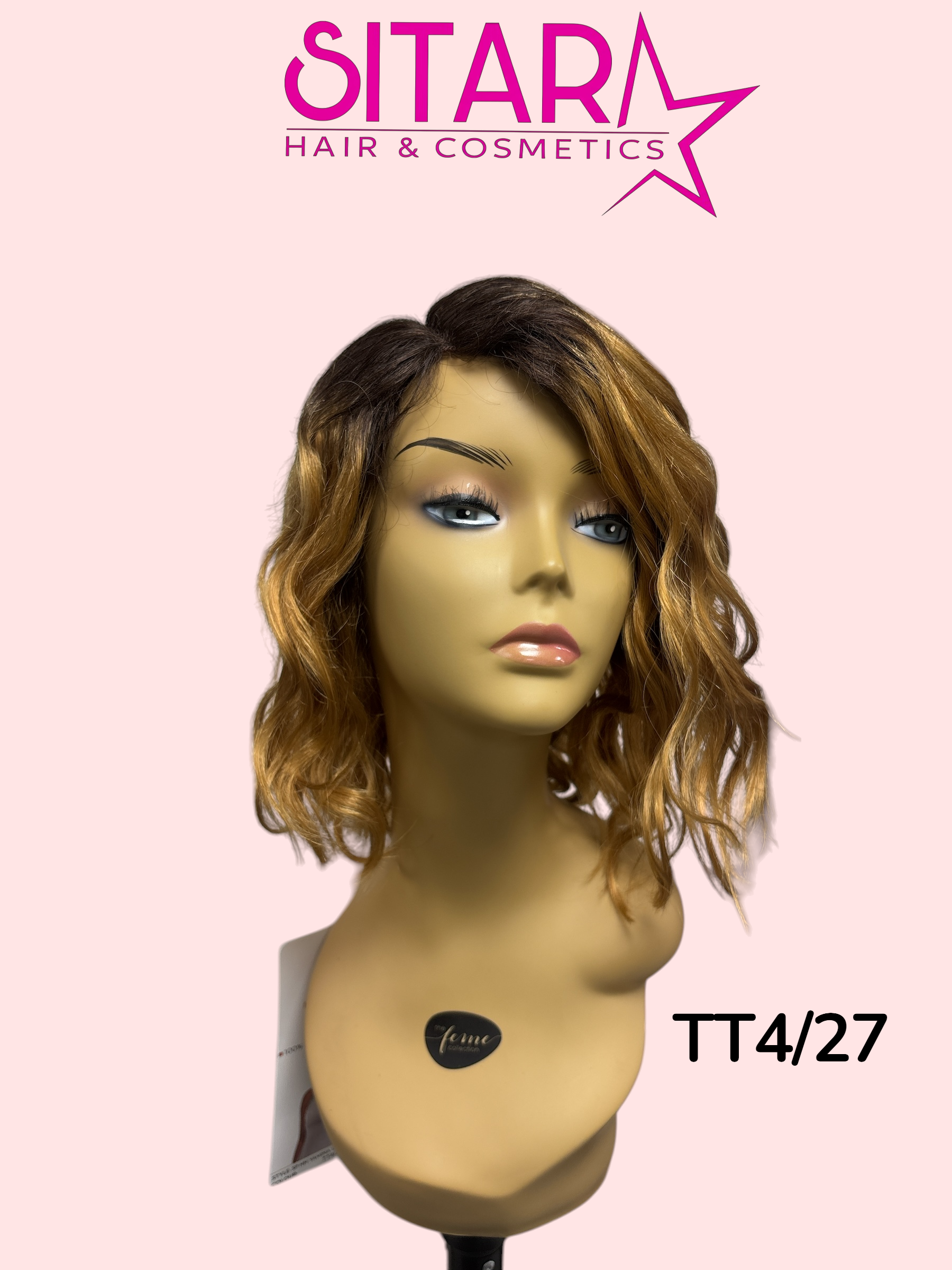 Yamina Human Hair Lace Side Part Wig 11–14"