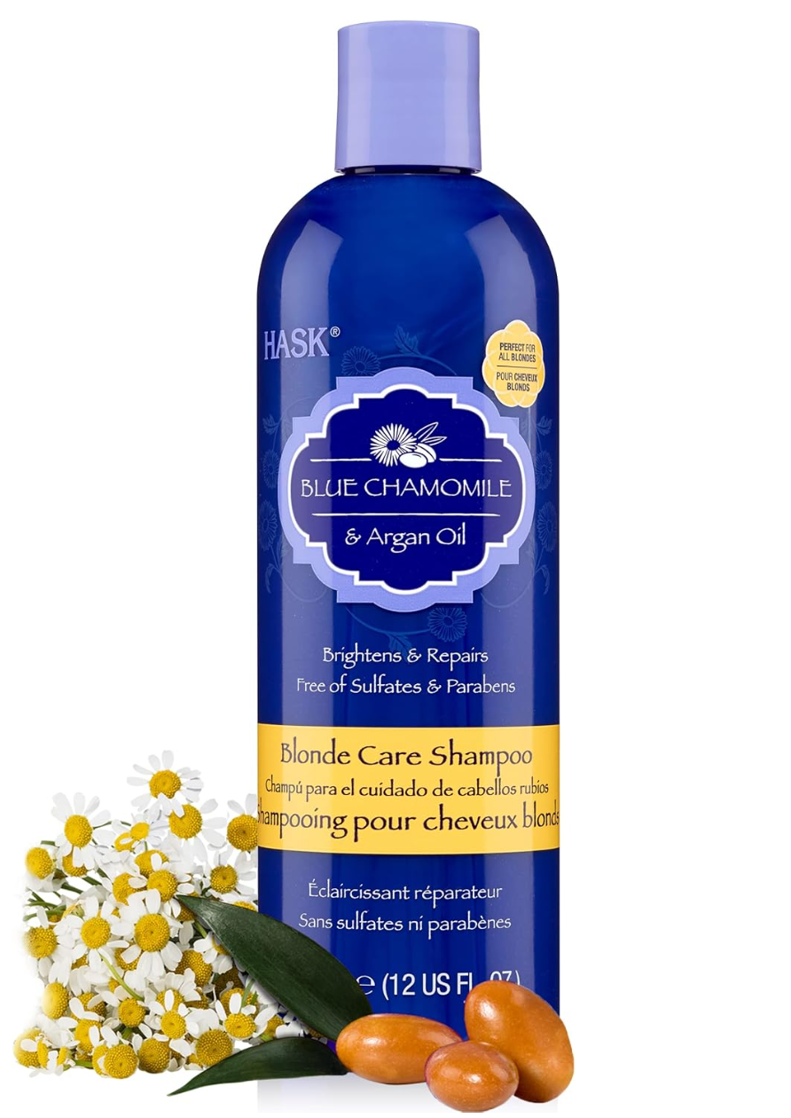 Hask Blue Chamomile & Argan Oil Blonde Care Shampoo 355ml