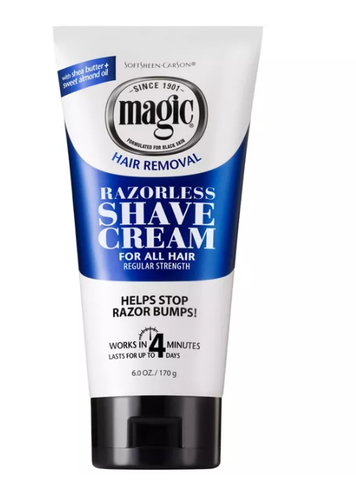 SoftSheen-Carson Magic Razorless Shave Cream Regular Strength 170g