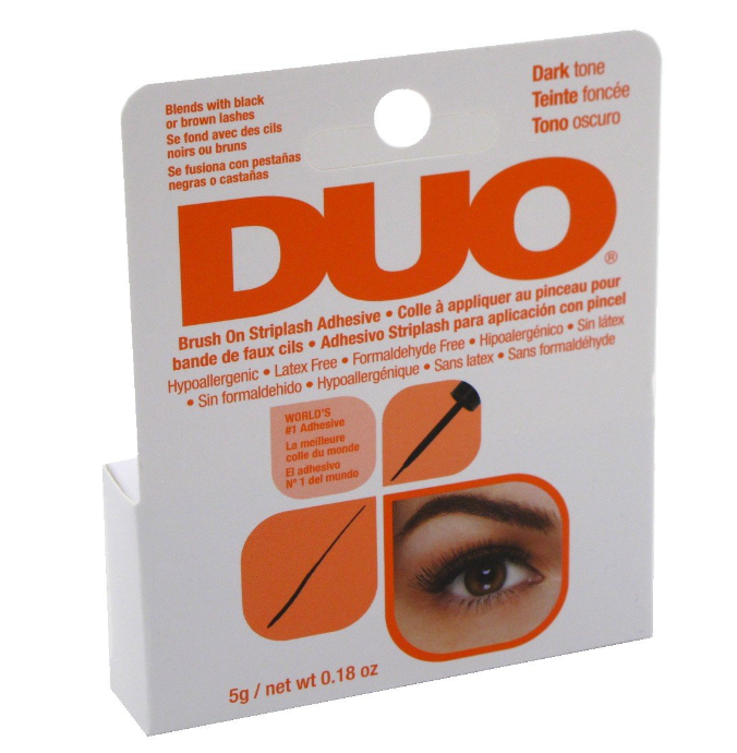 DUO Brush-On Striplash Adhesive Dark Tone 5g