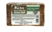 Kuza 100% African Black Soap Shea Butter & Tea Tree 114g