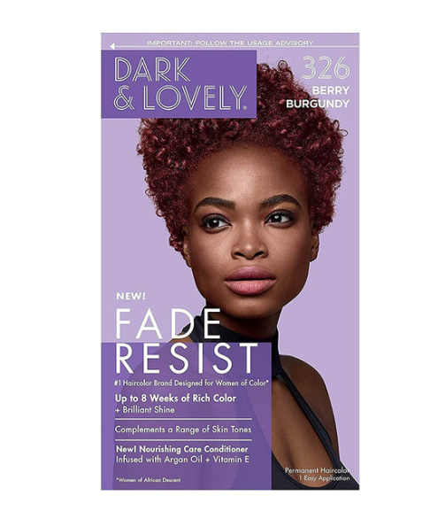 Dark & Lovely Fade Resist Permanent Hair Color 1 Application