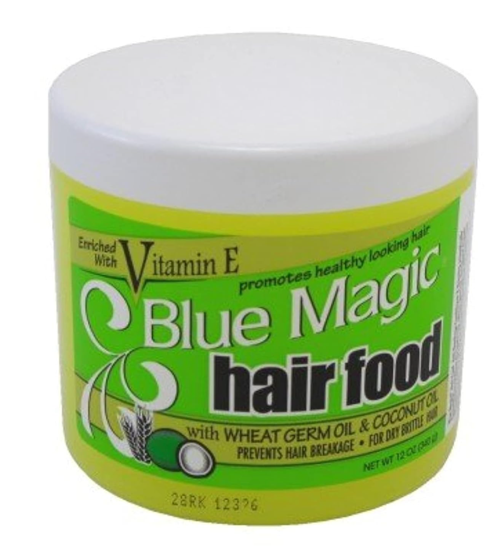 Blue Magic Hair Food with Wheat Germ Oil & Coconut Oil 340g