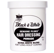 Black & White Genuine Pluko Hair Dressing Pomade Ultra-White Blend 200g