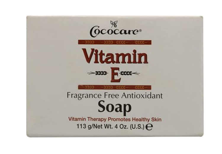 Cococare Vitamin E Fragrance Free Antioxidant Soap 113g