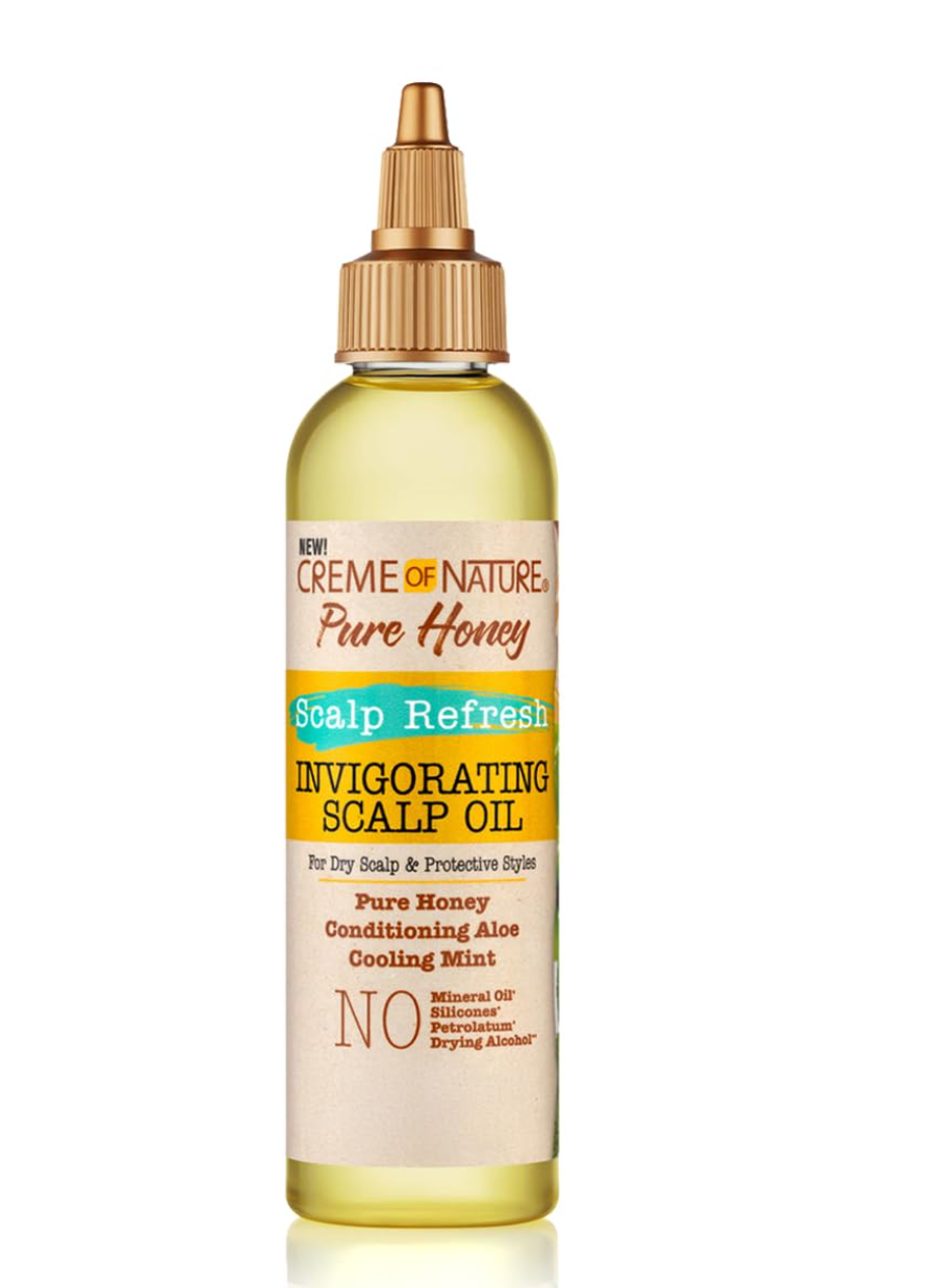 Creme of Nature Pure Honey Scalp Refresh Invigorating Scalp Oil 118ml