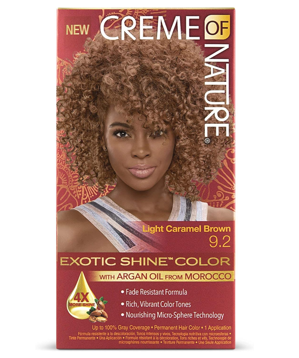 Creme of Nature Exotic Shine Permanent Hair Colour with Argan Oil