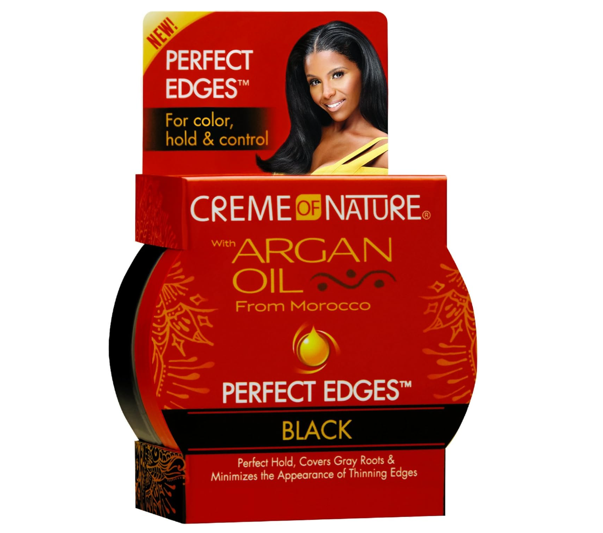Creme of Nature Argan Oil Perfect Edges Black 63.7g