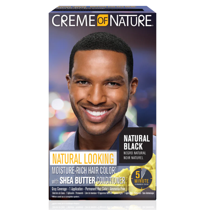 Creme of Nature Natural Looking Moisture-Rich Hair Color Natural Black