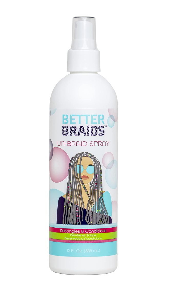 Better Braids Un-Braid Spray Detangles & Conditions 355ml