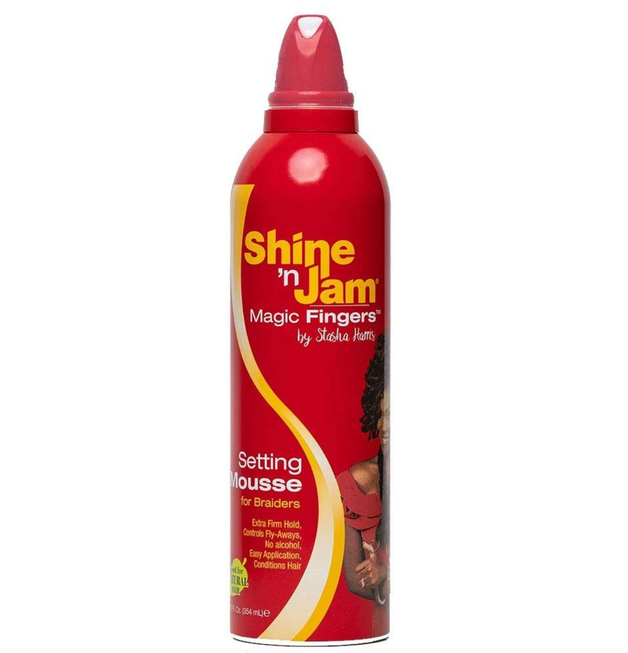 Shine ’n Jam Magic Fingers Setting Mousse for Braiders 354ml