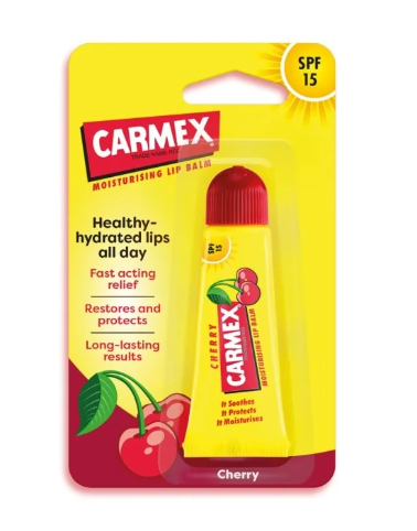 Carmex Cherry Moisturising Lip Balm SPF15 10g