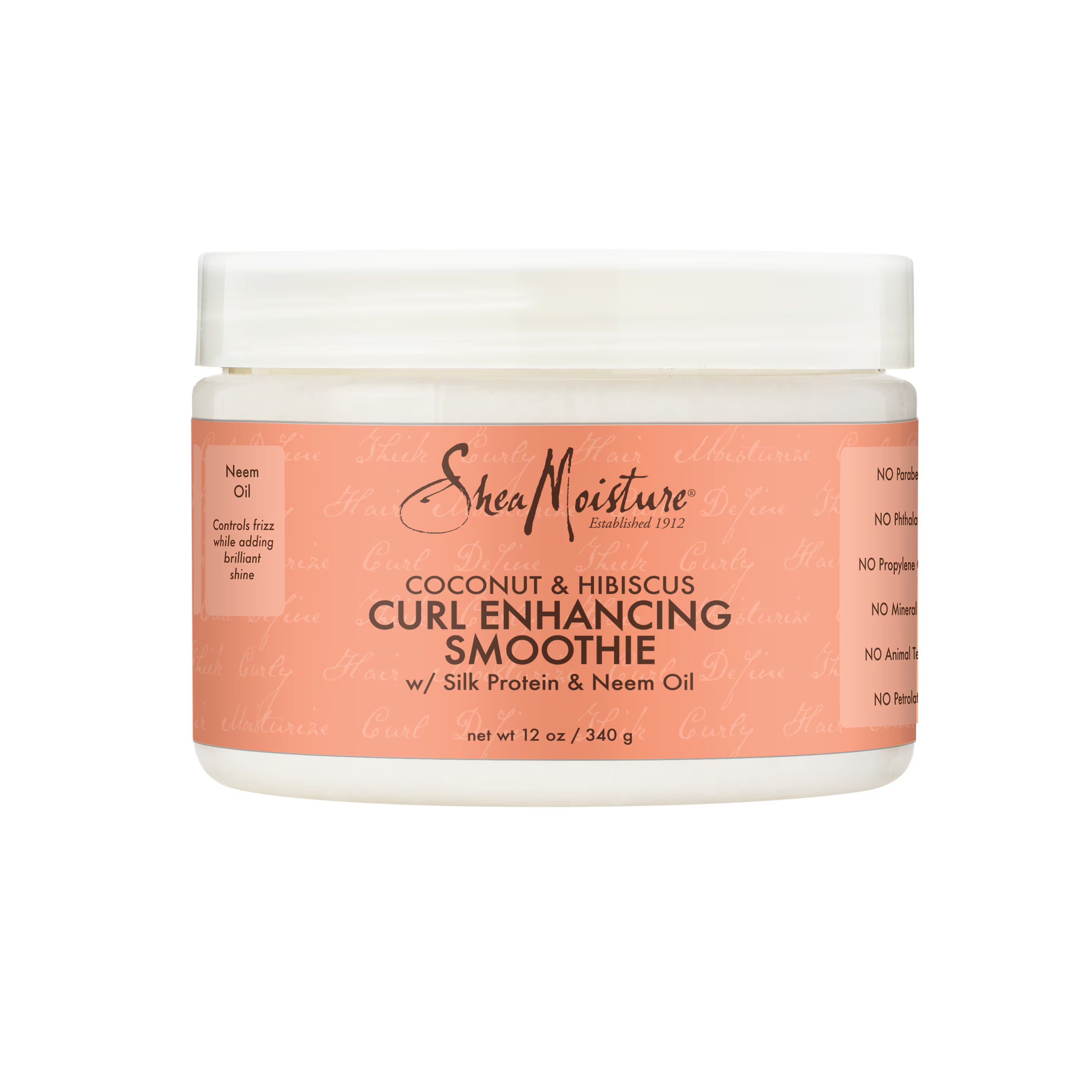 SheaMoisture Coconut & Hibiscus Curl Enhancing Smoothie – 12 oz (340 g) / 16 oz (454 g)