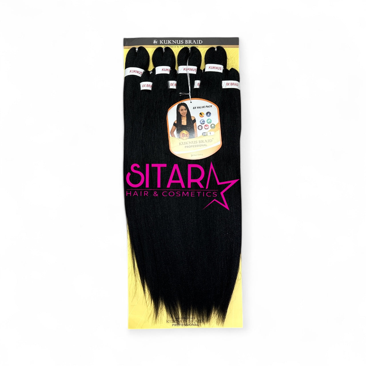 Ez Spetra  8x Synthetic Braids Anti-Itch Fibre For Braiding Hair 26"