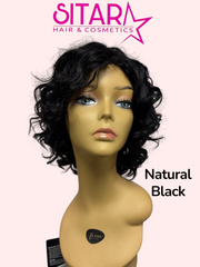 Betris Virgin Gold Brazilian Curly Human Hair Wig 11in