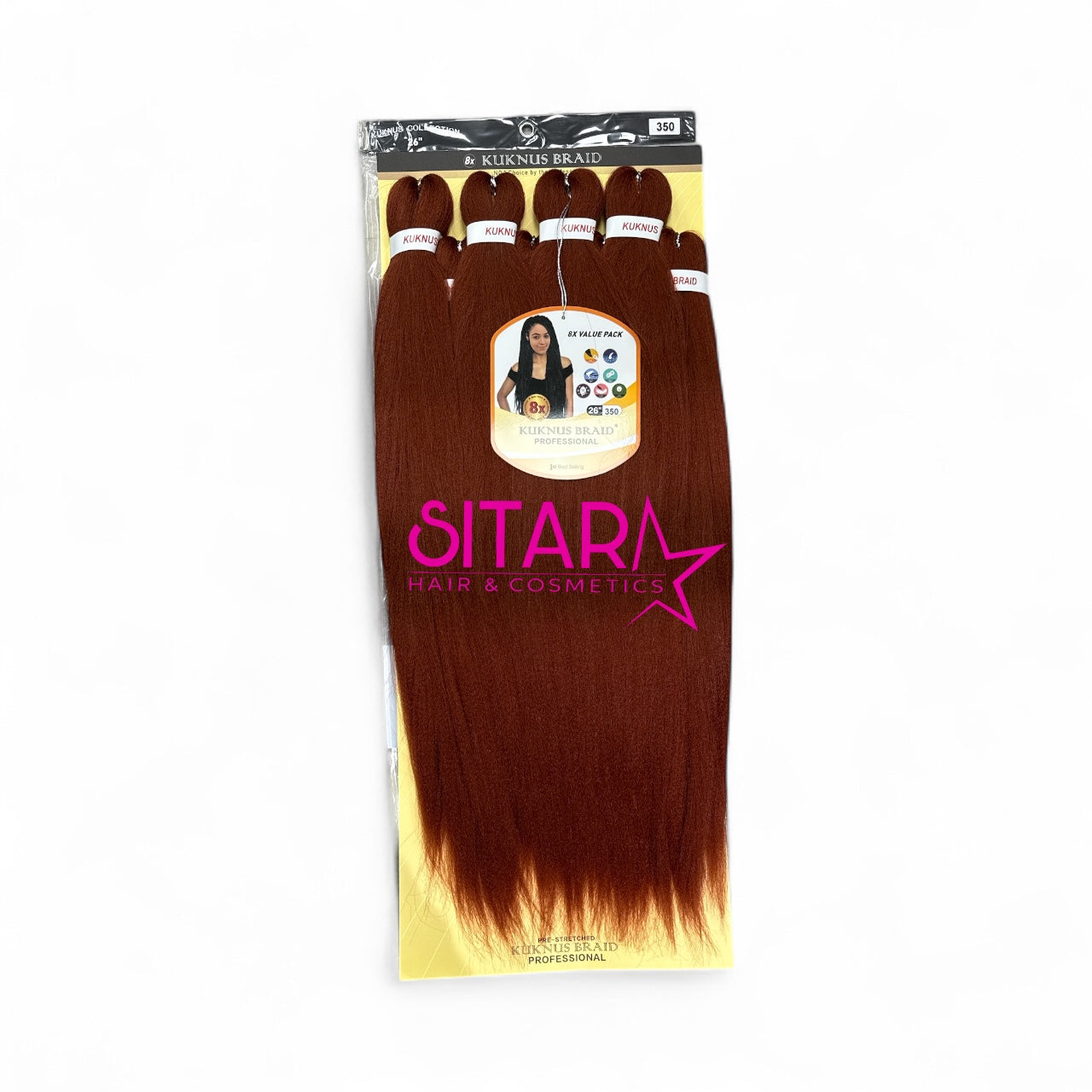 Ez Spetra  8x Synthetic Braids Anti-Itch Fibre For Braiding Hair 26"