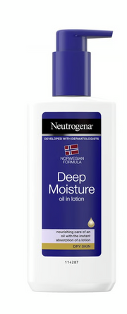 Neutrogena Deep Moisture Oil in Lotion 250ml