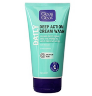 Clean & Clear Daily Deep Action Cream Wash 150ml