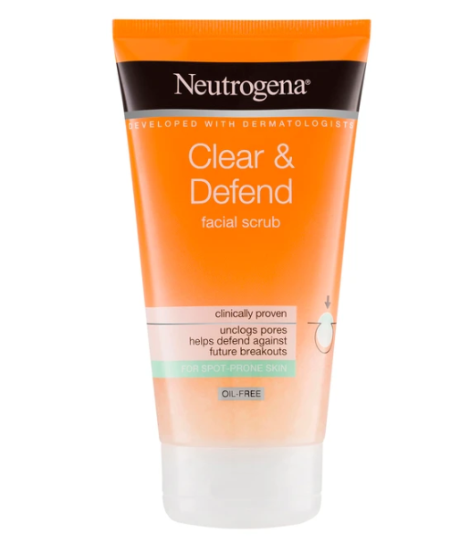Neutrogena Clear & Defend Facial Scrub 150ml
