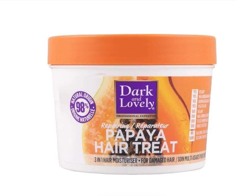 Dark and Lovely Papaya Hair Treat 3-in-1 Hair Moisturiser 390ml