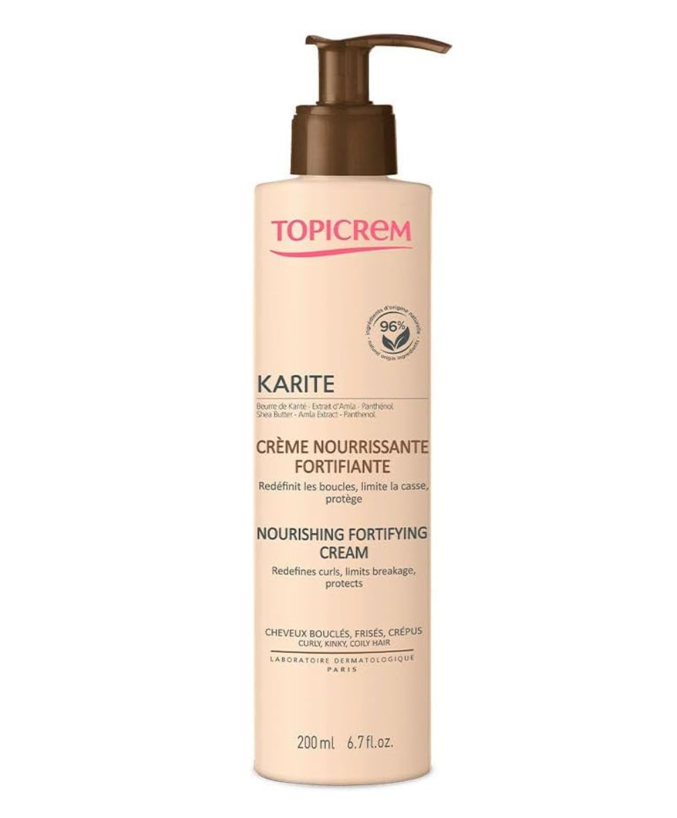 Topicrem Karité Nourishing Fortifying Cream  Shea Butter & Amla Extract 200ml