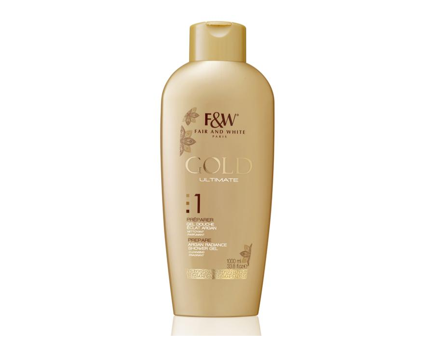 Fair & White Gold Ultimate Argan Radiance Shower Gel 1000ml