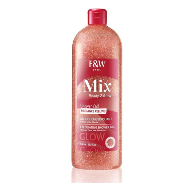 Fair & White Mix Ready 2 Glow Exfoliating Shower Gel 940ml