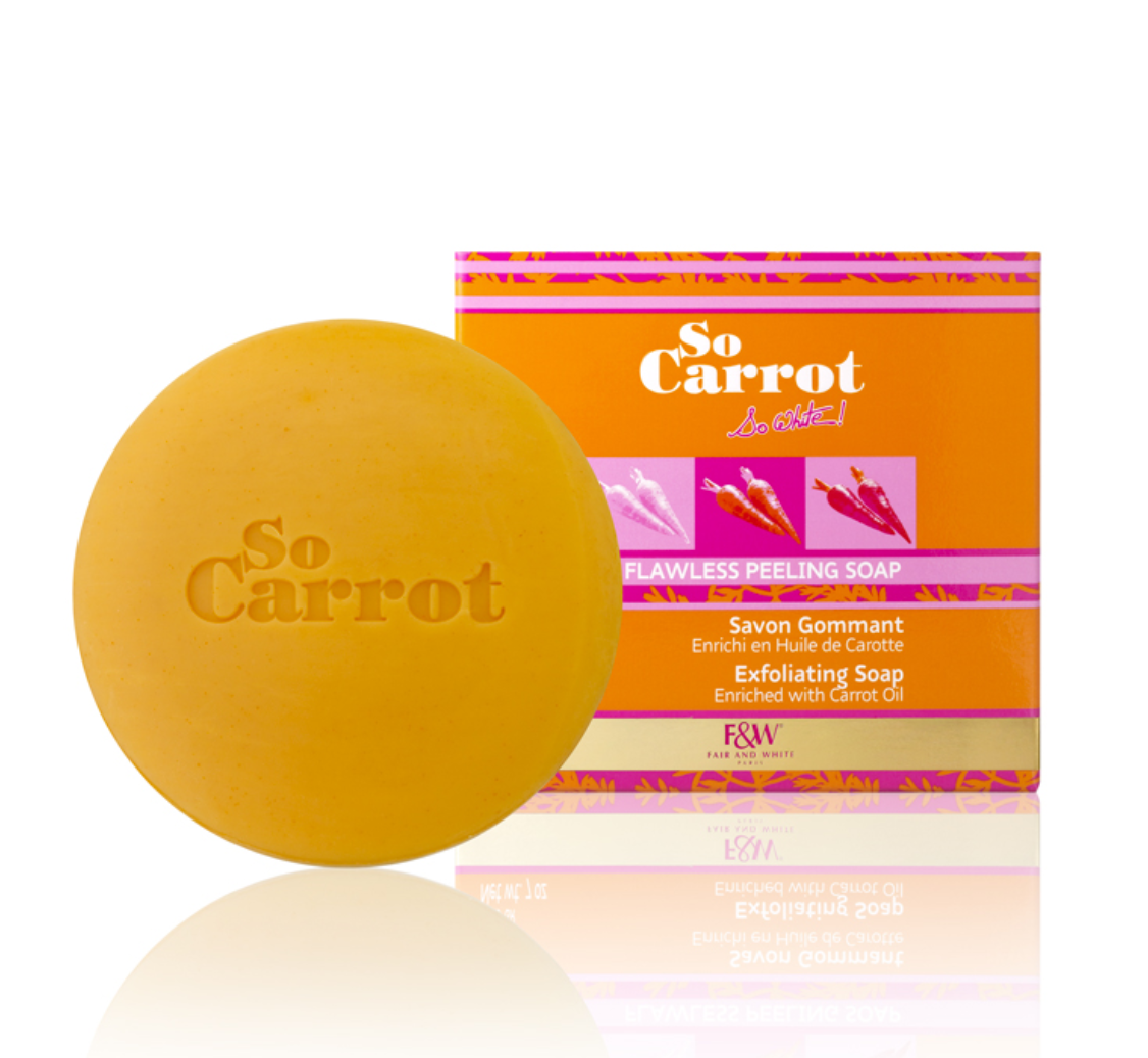 Fair & White So Carrot Flawless Peeling Soap 200g