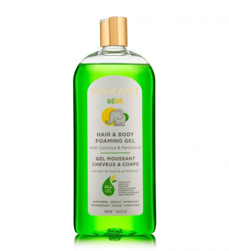Makari Bébé Hair & Body Foaming Gel 500ml
