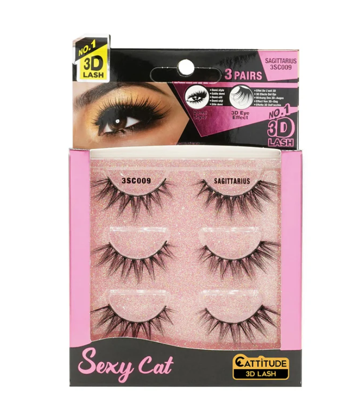 Cattitude Sexy Cat 3D Lash Sagittarius 3 Pairs