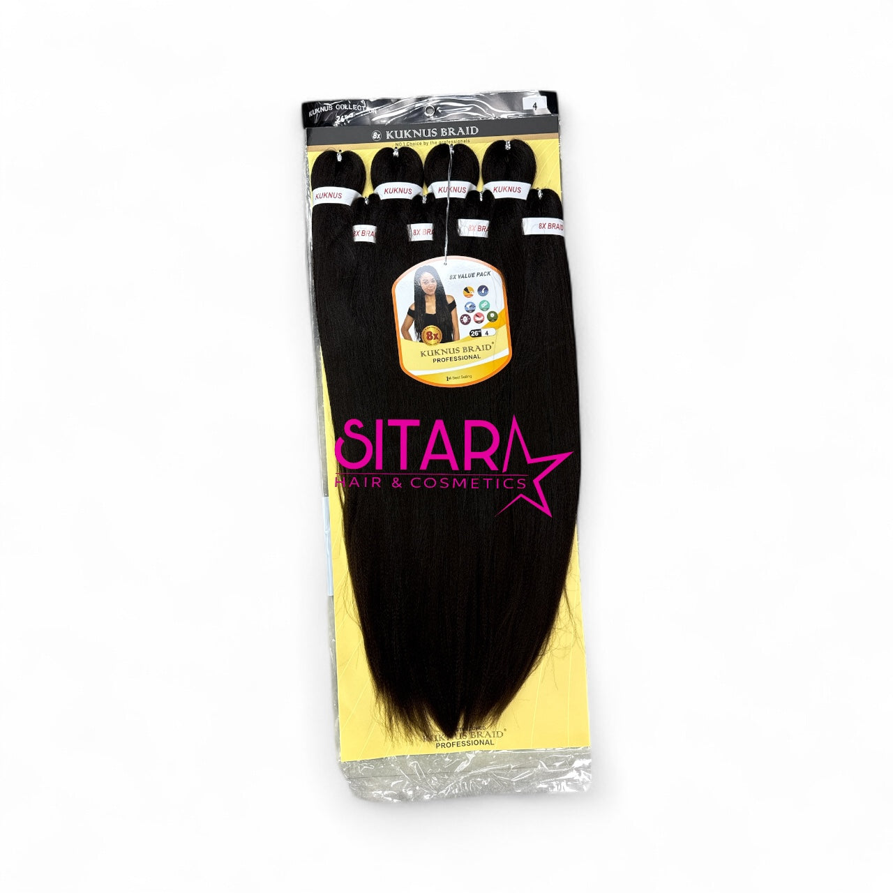 Ez Spetra  8x Synthetic Braids Anti-Itch Fibre For Braiding Hair 26"