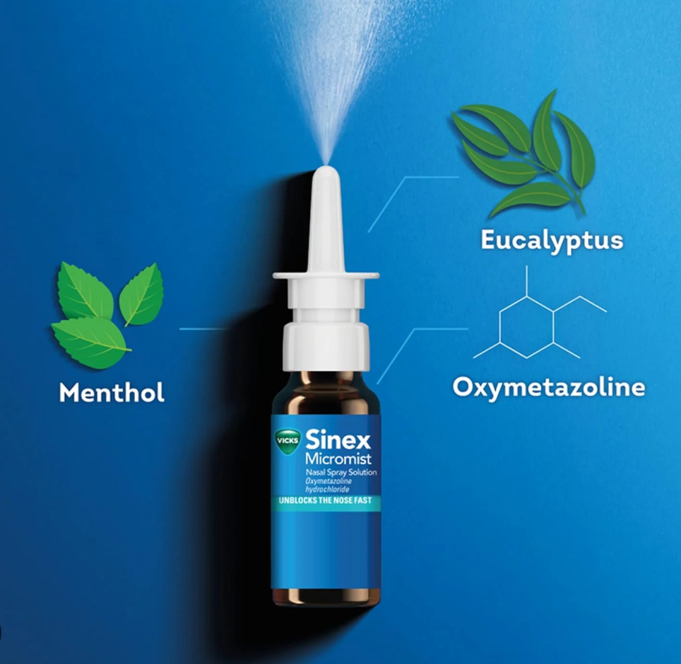 Vicks Sinex Micromist Nasal Spray Solution 15ml