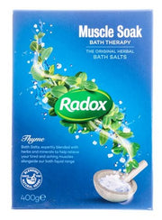 Radox Muscle Soak Herbal Bath Salts with Thyme – 400g