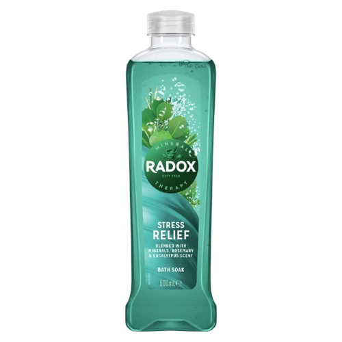Stress Relief Bath Soak with Rosemary & Eucalyptus – 500ml