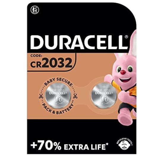 Duracell CR2032 Lithium Coin Battery