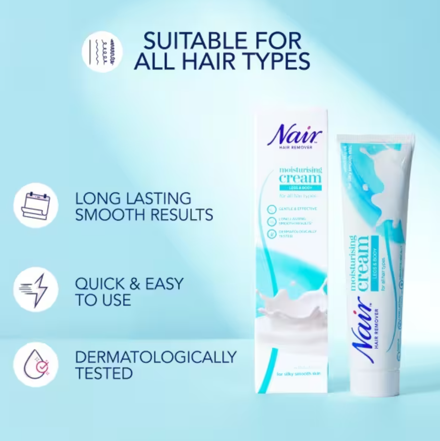 Nair Moisturising Hair Removal Cream Legs & Body 100ml