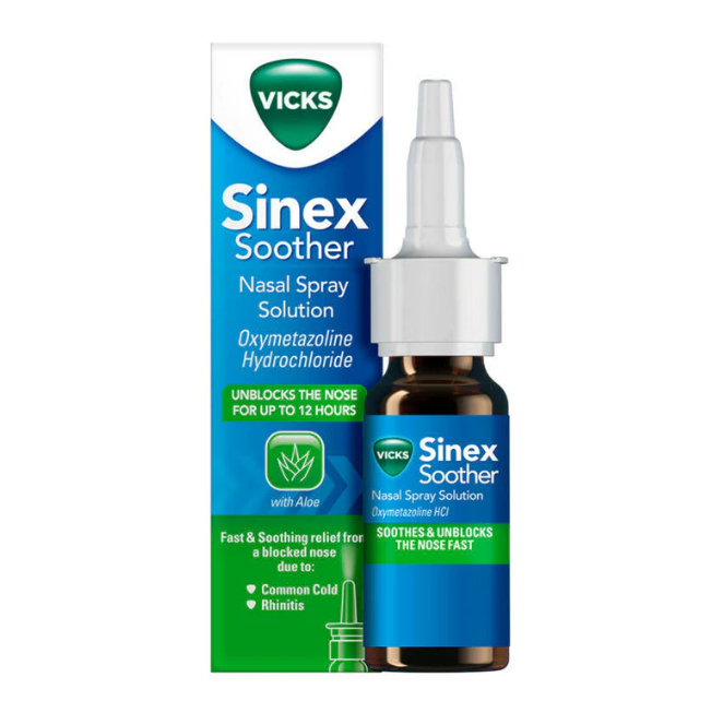 Vicks Sinex Soother Nasal Spray Solution 15ml