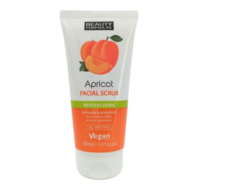 Beauty Formulas Apricot Facial Scrub Revitalising 150ml