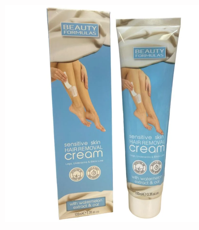 Beauty Formulas Sensitive Skin Hair Removal Cream 100ml