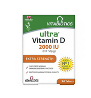 Vitabiotics Ultra Vitamin D 2000 IU 96 Mini Tablets 30g